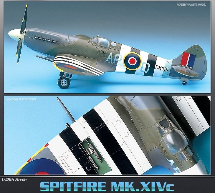 Academy 12274 Supermarine Spitfire Mk. XIV C 1/48 – immagine 2