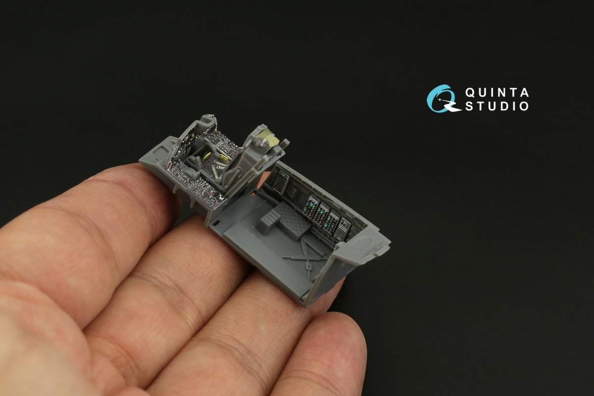 Quinta Studio QD72068 F-15C Late/F-15J Late 3D-Printed &amp;amp; colored Interior on decal paper (GWH) 1/72 – image 2