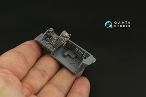 Quinta Studio QD72068 F-15C Late/F-15J Late 3D-Printed &amp;amp; colored Interior on decal paper (GWH) 1/72 – image 2