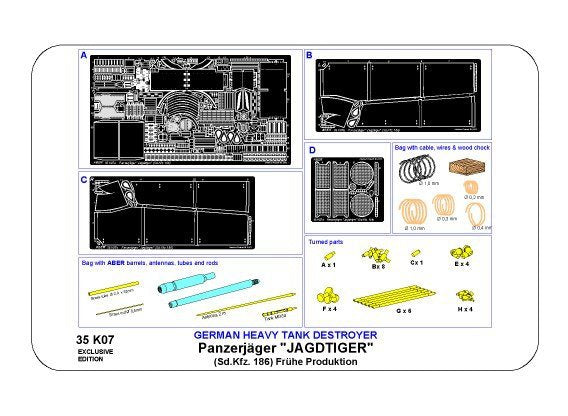 Aber 35K07 Panzerjäger Jagdtiger (Sd.Kfz.186) 1/35 – Bild 8