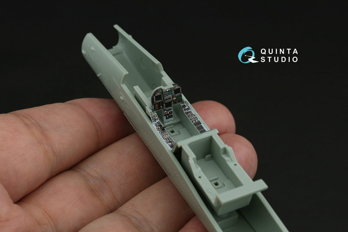 Quinta Studio QD72077 F/A-18C late 3D-Printed &amp;amp; colored Interior on decal paper (Academy) 1/72 – image 7