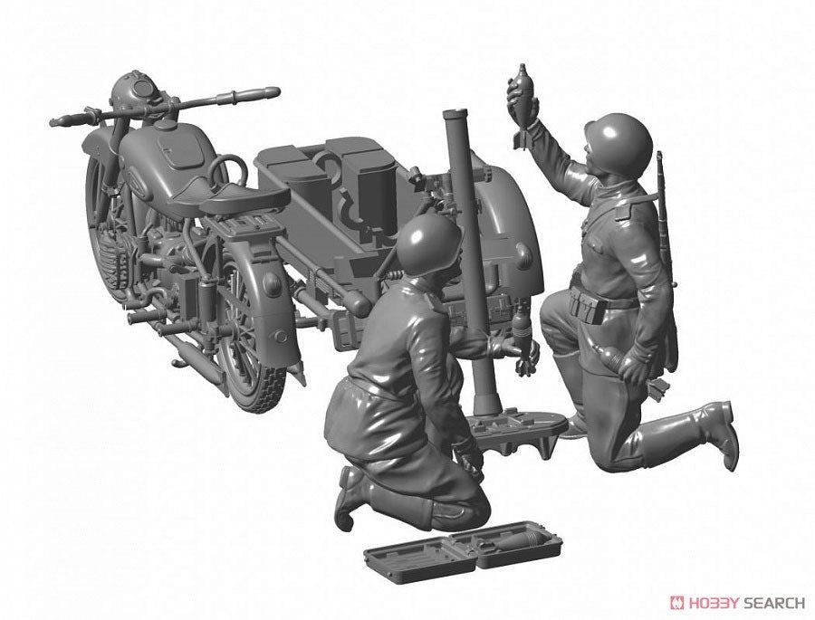 Zvezda 3651 Moto soviétique M-72 avec mortier (1/35) – image 4