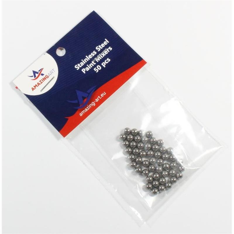 Amazing Art 18840 STAINLESS PAINT MIXING BALLS 50pcs.