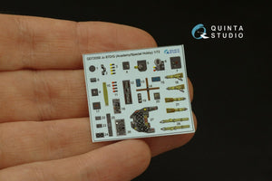 Quinta Studio QD72059 Ju 87 D/G 3D-Printed &amp;amp; colored Interior on decal paper (Academy/Special Hobby) 1/72 – image 8