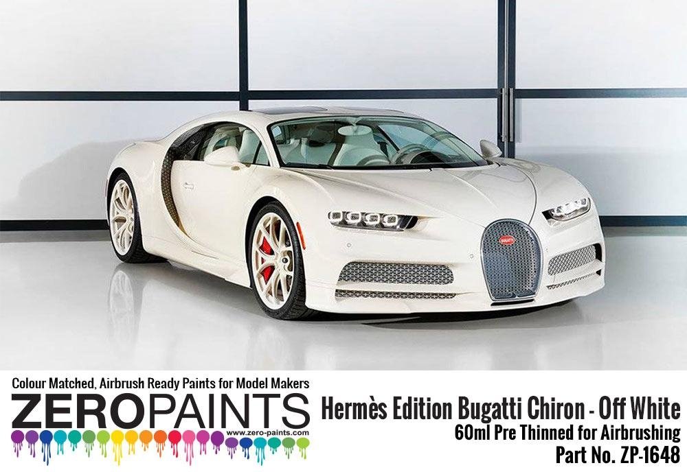 Zero Paints 1648 Hermès Edition Bugatti Chiron Off White 60ML – Bild 3