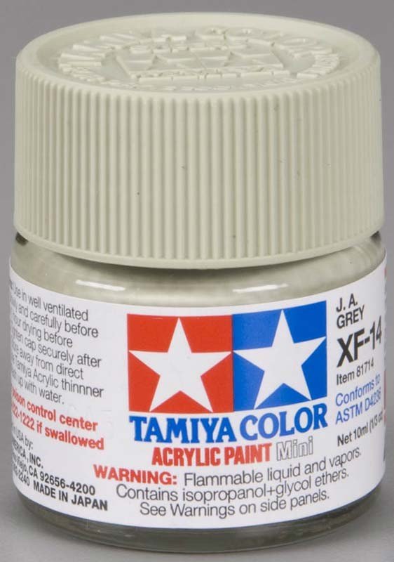 Tamiya XF14 JA Gray (81714) Acrylic paint 10ml – Bild 2