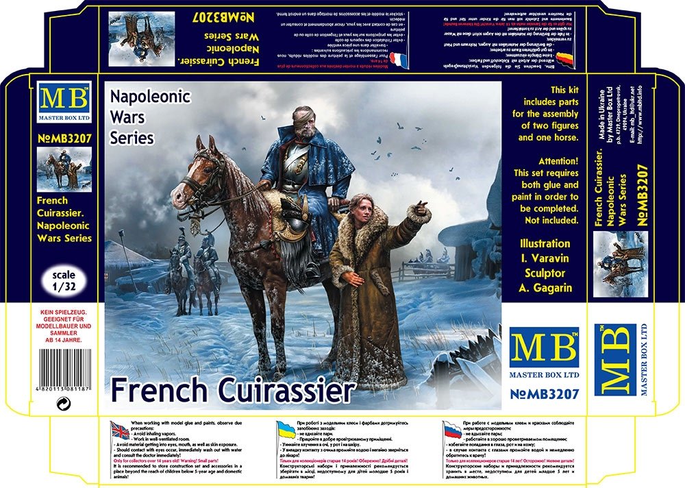 Master Box 3207 French Cuirassier Napoleonic War Series 1/24 – Bild 6