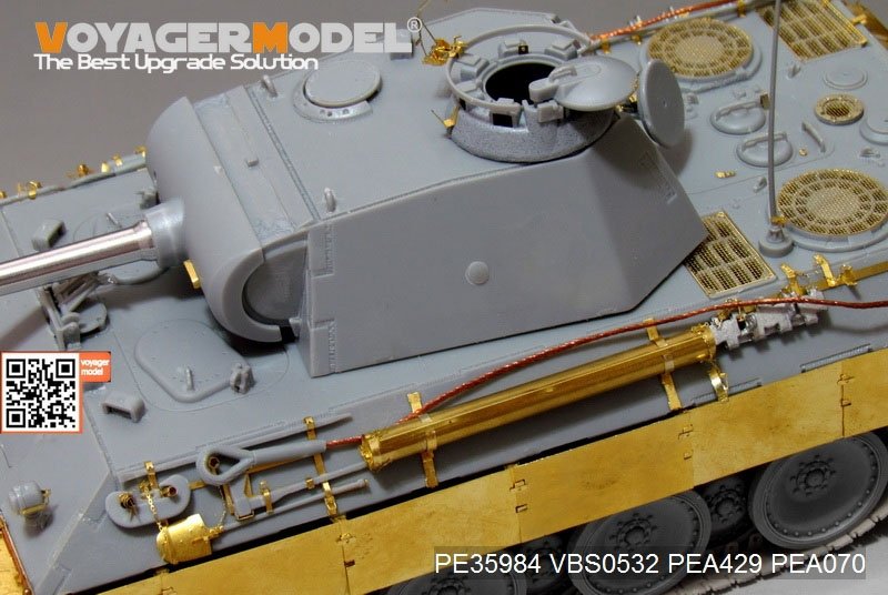 Voyager Model PE35984 WWII German Panther A Tank Early version Basic For TAKOM 2097 1/35 – imagen 6