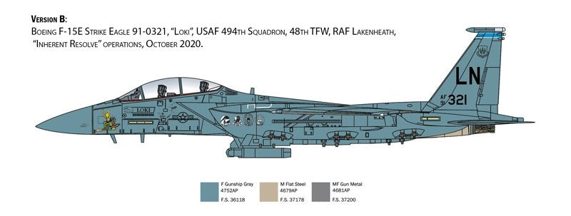 Italeri 2803 F-15E Strike Eagle 1/48 – imagen 5