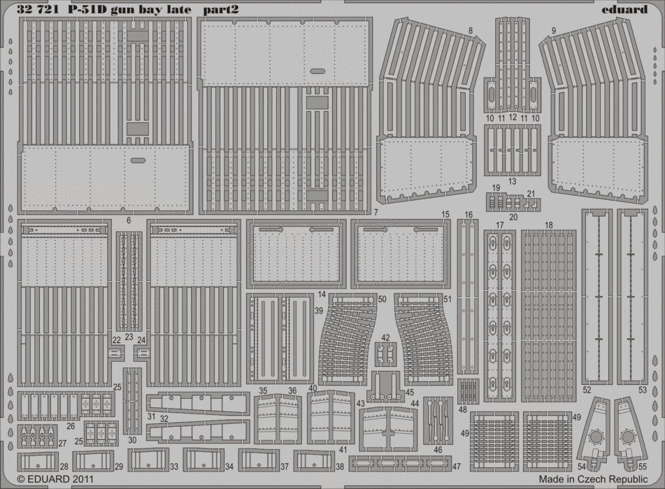 Eduard 32721 P-51D gun bay late 1/32 Tamiya – Bild 2