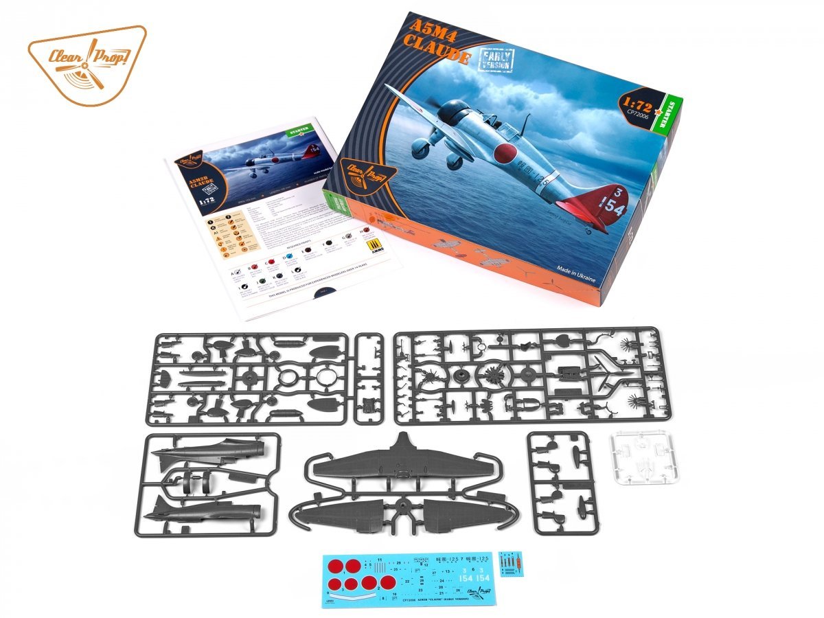 Clear Prop! CP72006 A5M2b Claude early version STARTER KIT 1/72 – Bild 3