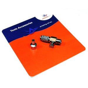 Amazing Art 18819 AA400 1/8 AIRBRUSH QUICK CONNECTOR WITH REDUCER – image 2