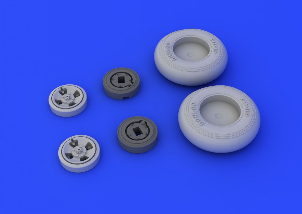 Eduard 648229 Hurricane Mk. I wheels 1/48 (AIRFIX) – Bild 3