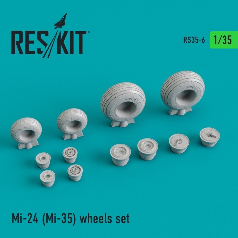 RESKIT RS35-0006 Mi-24 (Mi-35) wheels set 1/35