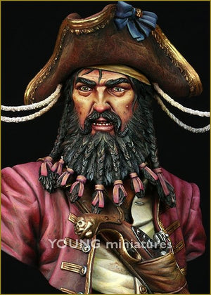 Young Miniatures YH1823 BLACK BEARD 1718 Queen Anne&amp;#39;s Revenge 1/10 – Bild 10