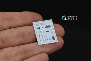 Quinta Studio QD72055 PZL P.11С 3D-Printed &amp;amp; colored Interior on decal paper (Arma Hobby) 1/72 – Bild 2