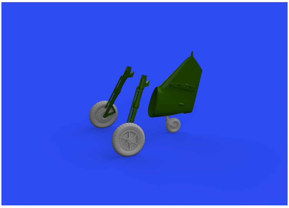 Eduard 648720 Bf 109G-4 wheels EDUARD 1/48 – Bild 2