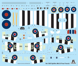Italeri 1365 SPITFIRE Mk.IX Free French (1/72) – image 2