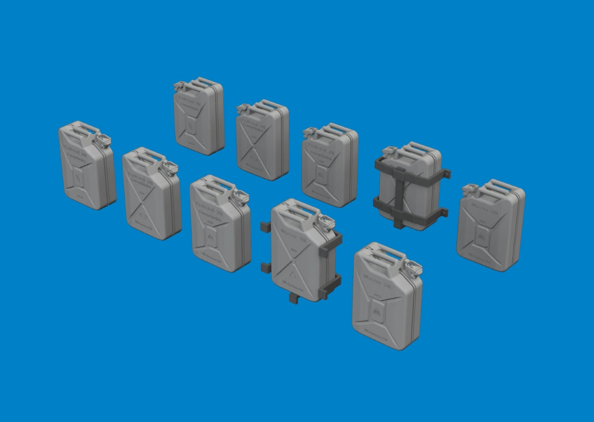 Eduard 635040 WWII German Jerry Cans PRINT 1/35