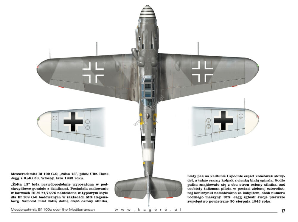 Kagero 15034 Messerschmitt Bf 109s over the Mediterranean Part I (decals) EN/PL – imagen 6