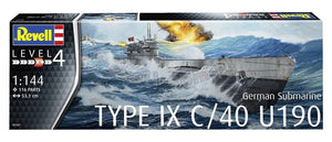 Revell 05167 German Submarine Type IX C/40 U190 1/144 – image 2