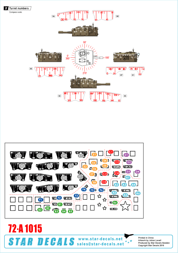 Star Decals 72-A1015 RMASG Centaurs in Normandy 1/72 – Bild 2