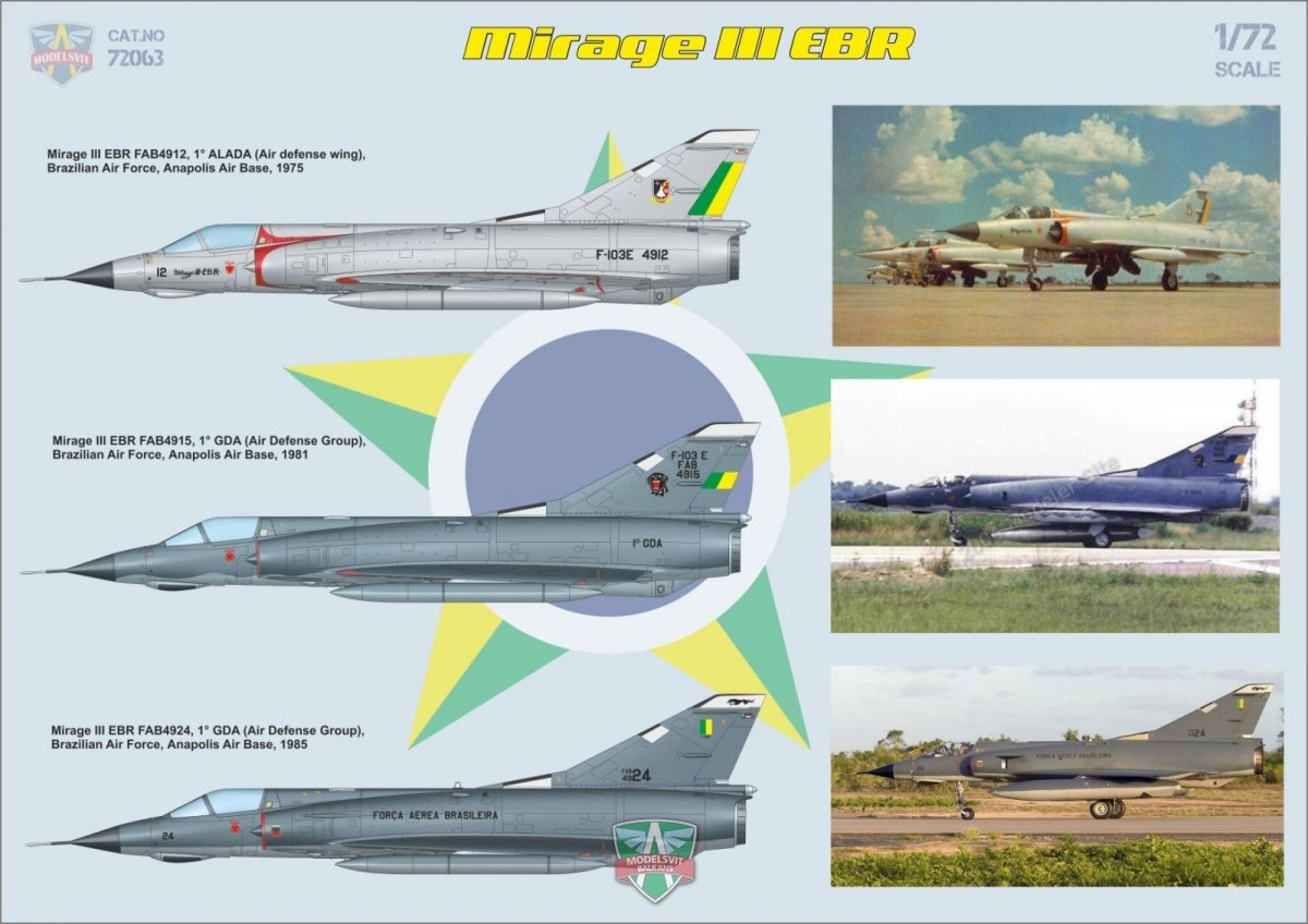 Modelsvit 72063 Mirage III EA/EBR 1/72 – Bild 3