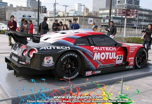 Zero Paints ZP-1115 Xanavi/Motul Nismo GT-R (R35) Red/Met Black Paint Set 2x30ml – image 3