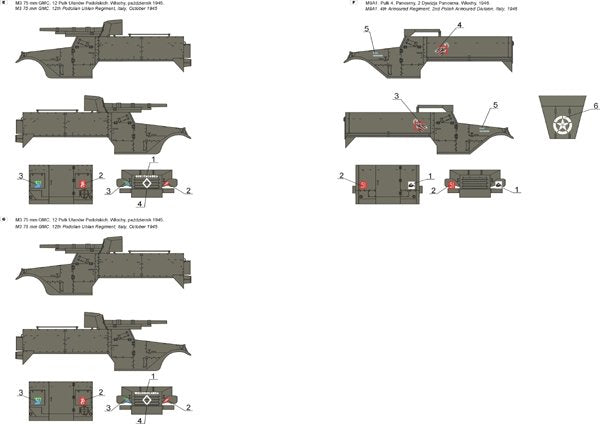 ToRo Model 35D41 - M3/M5A1/M9A1/M14/M16 Half Tracks in Polish service vol.1 1/35 – Bild 3