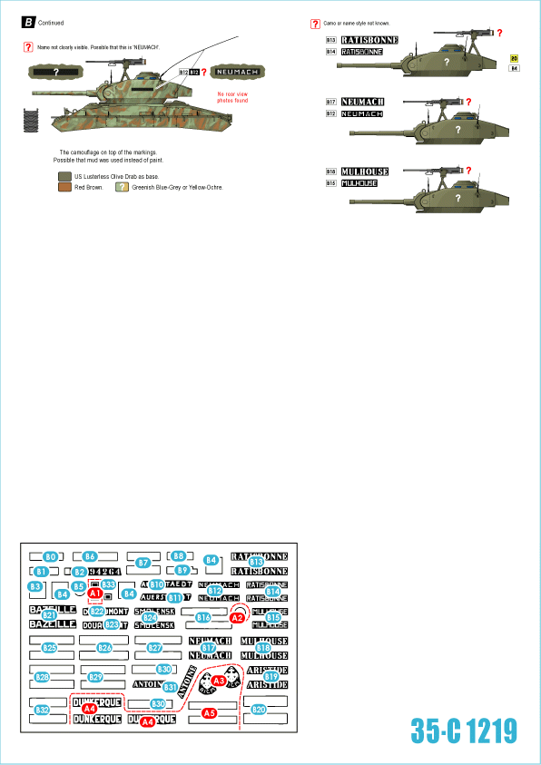 Star Decals 35-C1219 Indochine 4. M24 Chaffee / Bison 1/35 – image 2