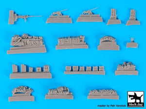 Ensemble d&amp;#39;accessoires pour voiture de reconnaissance Black Dog T72074 M3 Scout, compatible avec Italeri au 1/72  – image 6