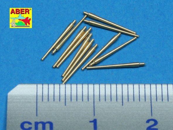 Aber 350L-41 Set of 12 pcs 100 mm barrels M1930 L45 for French ships 1/350 – Bild 2