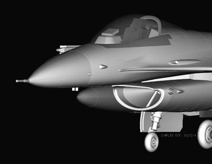 Hobby Boss 80272 F-16A Fighting Falcon 1/72 – Bild 6