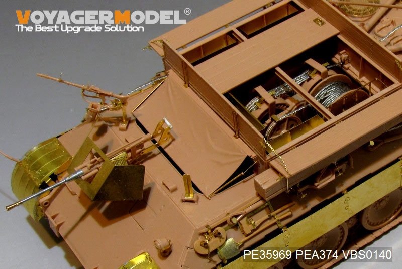 Voyager Model PE35969 WWII German Bergepanther Ausf.A (Early type,Panther A tool holders) Basic For MENG SS-015 1/35 – obrázek 12