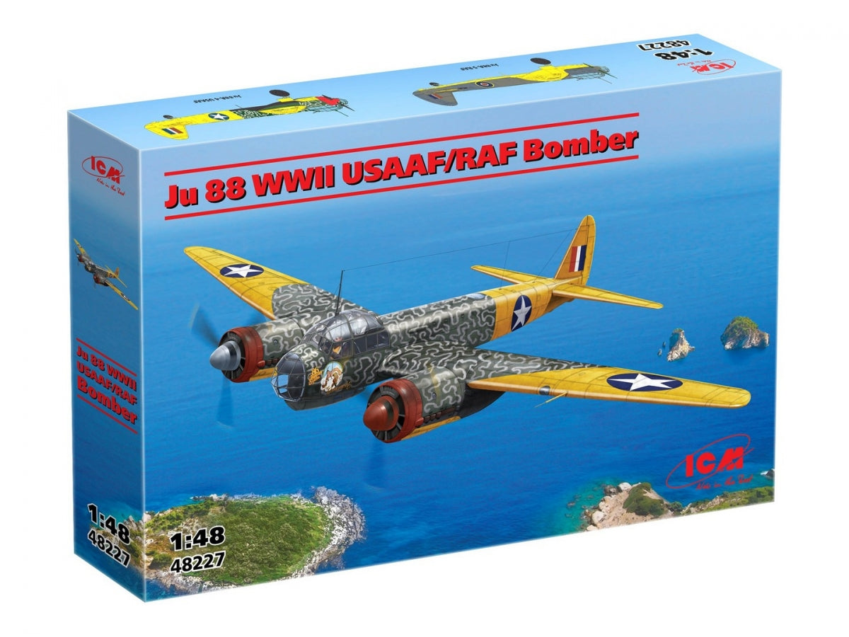 ICM 48227 Ju 88 WWII USAAF/RAF Bomber 1/48