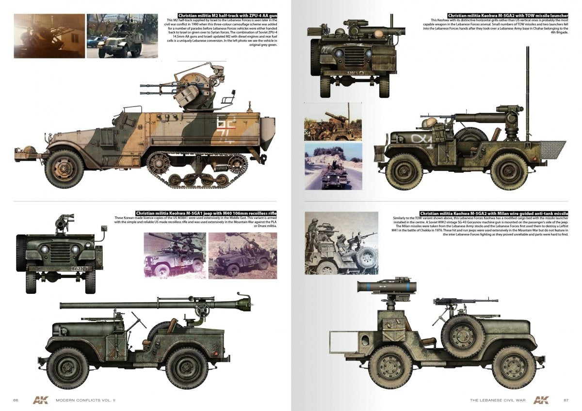 AK Interactive AK285 WARS IN LEBANON VOL. 2 – MODERN CONFLICTS PROFILE GUIDE VOL. II – image 6