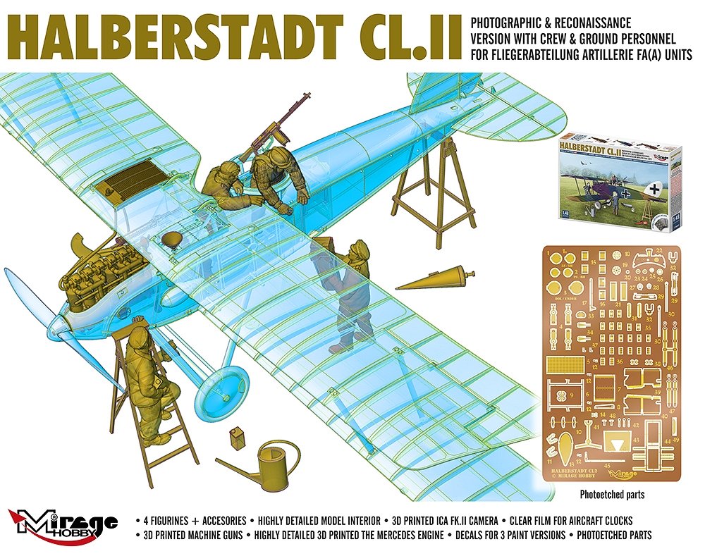 Mirage Hobby 480005 Halberstadt CL.II 1/48 – image 3