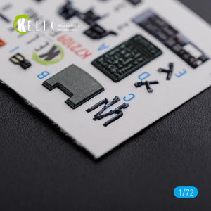 KELIK K72109 F-16 MLU interior 3D decals for Revell kit 1/72 – image 5