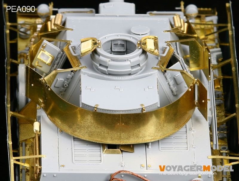 Voyager Model PEA090 Turret Amour for PzKpfw IV Ausf G Late/Ausf H Early (For ALL) 1/35 – obrázek 3