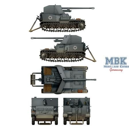Das Werk DW35017 Pz.Sfl. Ia - 5cm Pak 38 auf gp. Mun Schlepper 1/35 – obrázek 4