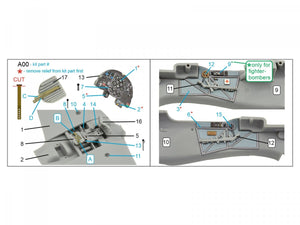 Quinta Studio QD72084 Yak-1B 3D-Printed &amp;amp; colored Interior on decal paper (Arma Hobby) 1/72 – image 11
