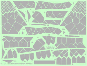 ModelMaker Decals D48157 F-16C Viper Demo Team &amp;quot;Venom&amp;quot; 1/48 – Bild 5