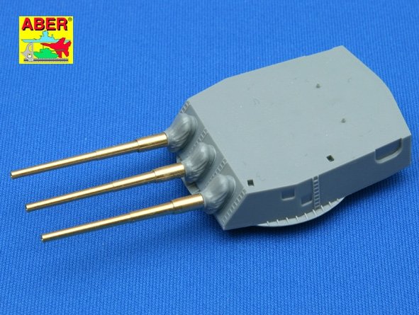 Aber 350L-04 Set of 9pcs 406mm barrels for US ship: Iowa, New Jersey, Missouri, Wisconsin (1/350) – image 3