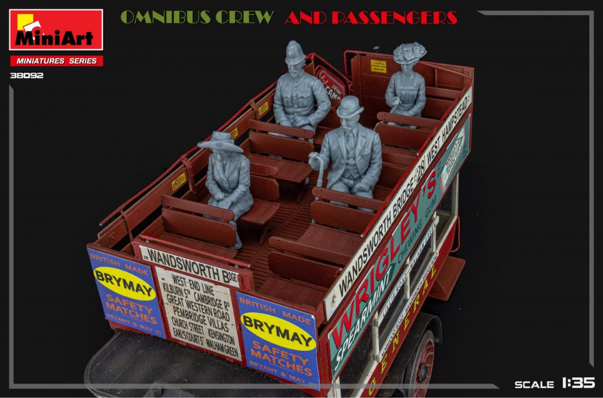 MiniArt 38092 OMNIBUS CREW AND PASSENGERS 1/35 – obrázek 3