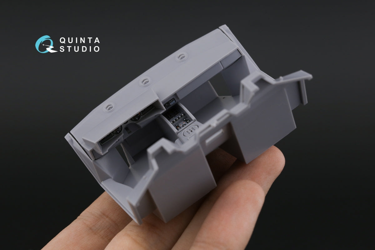 Quinta Studio QD24012 Lamborghini Countach 5000 QV 3D-Printed colored Interior on decal paper (Aoshima) 1/24 – Bild 12