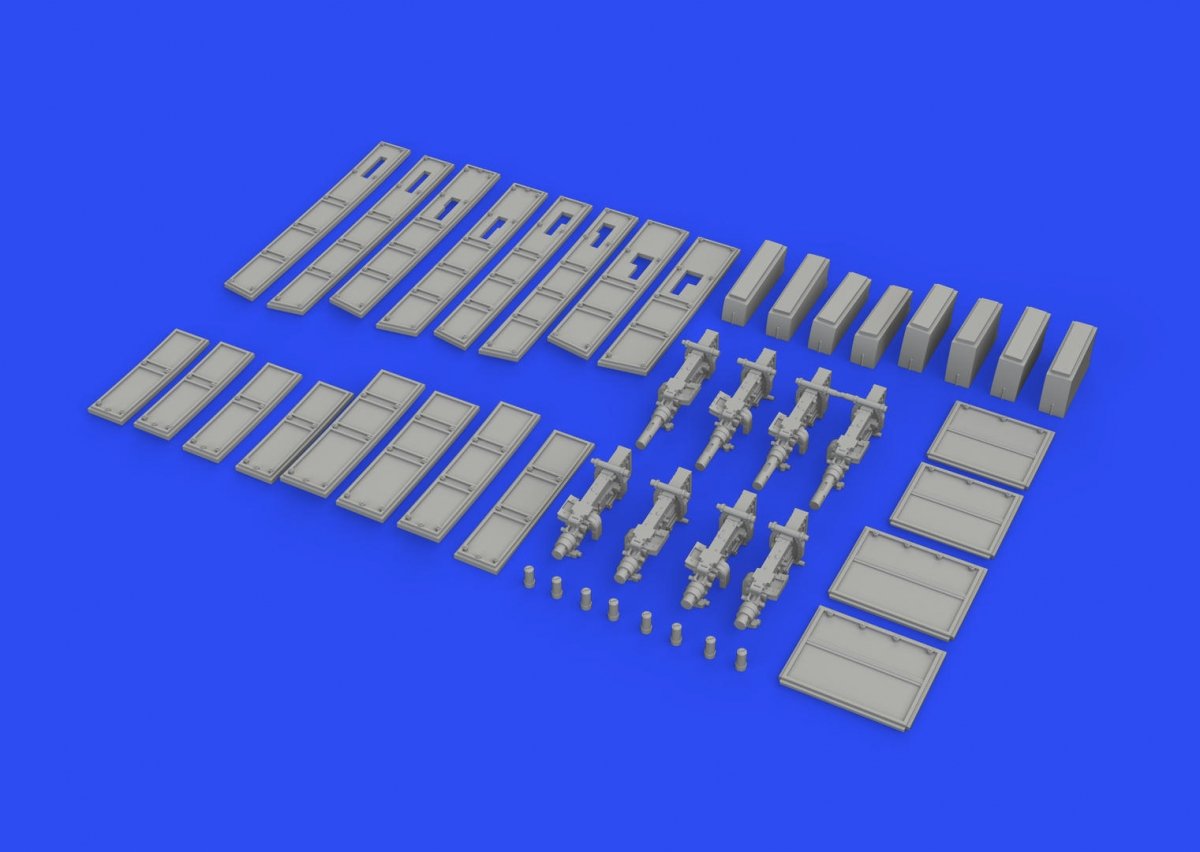 Eduard 648610 Spitfire Mk. IIa gun bays for Eduard 1/48 – Bild 3