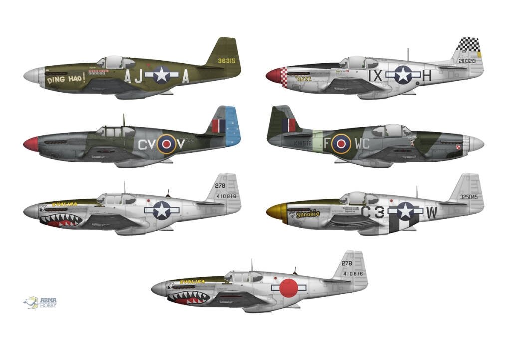 Arma Hobby 70038 P-51 B/C Mustang™ Expert Set 1/72 – image 3