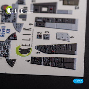 KELIK K72130 F-101 Voodoo - interior 3D decals for Revell kit 1/72 – image 6
