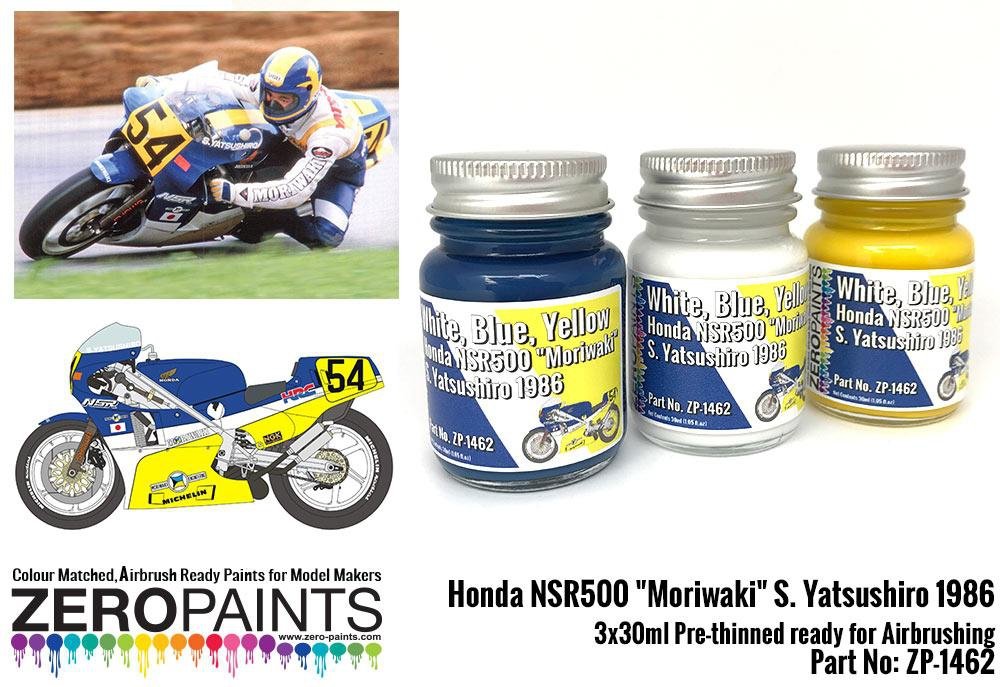 Zero Paints ZP-1462 Honda NSR500 "Morivaki" S. Yatsushiro 1986 Paints 3x30ml