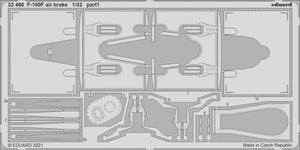Eduard 32460 F-100F air brake for Trumpeter 1/32 – image 2